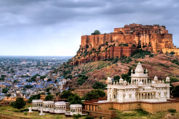 Mehrangharh-Fort-and-Jaswant-Thada-Mausoleum-of-Jodhpur-in-Rajasthan
